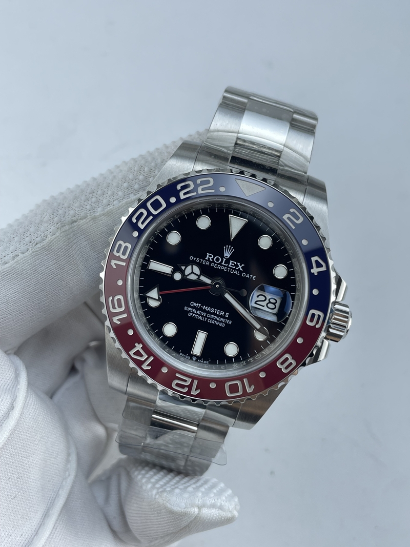 (당일출고/2~3일도착)NO.191/QP공장 롤렉스 GMT마스터2 펩시 오이스터 GMT-Master II 126720 BLRO